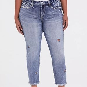 High Rise Straight Jean - Vintage Stretch